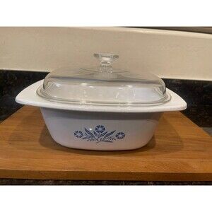 Vintage CorningWare Blue Cornflower 4QT Dutchman